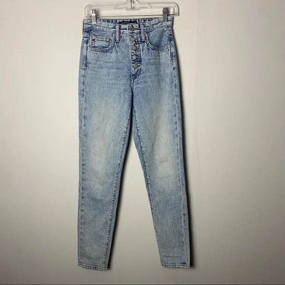 WeWoreWhat by Joes Jeans The Danielle High Rise Button Fly Vintage Wash Jeans 24 - Picture 10 of 11